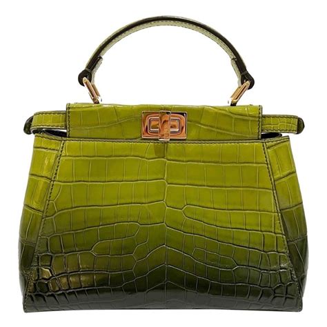 fendi peekboo|fendi peekaboo crocodile.